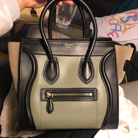 Authentic Céline TriColor Micro Luggage - Picture 4 of 8